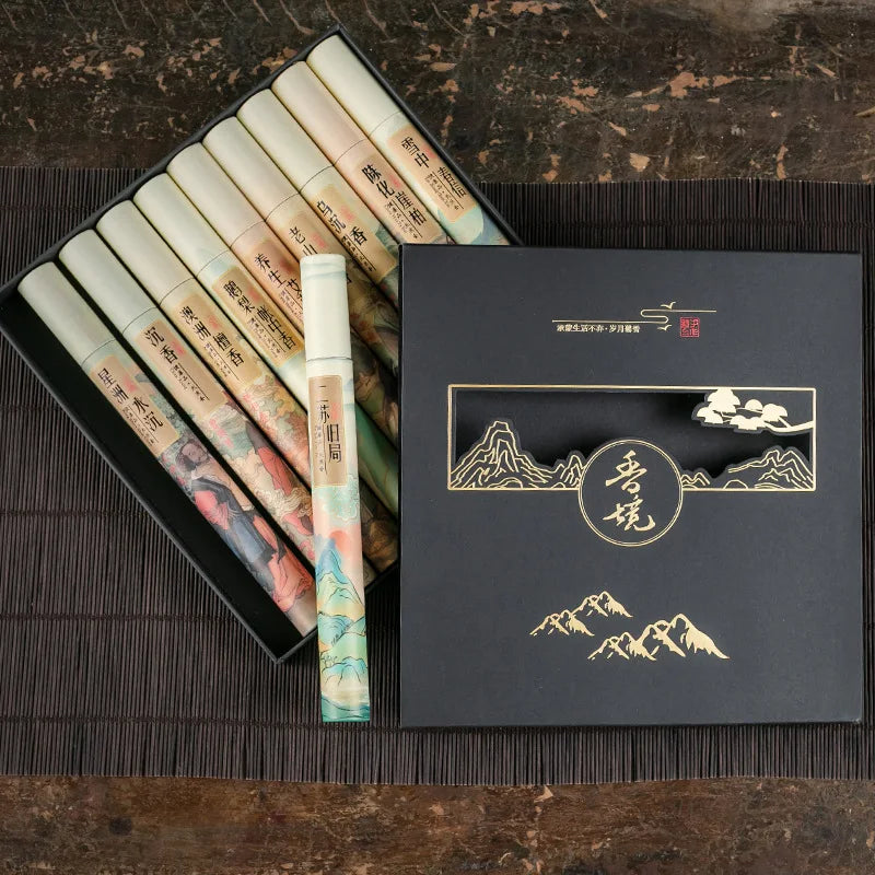 Kit Caixa de Incenso com 10 Aromas Aleatorios
